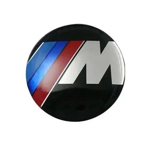1Pcs 45mm Car Steering Wheel Badge Emblem Sticker For BMW E36 E46 E53 E90 E60 E61 E93 E87 X1 X3 X5 X6 F30 F20 F10 Auto-Styling
