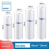 Jinghuisichuang Food Storage Bags [Thickened PE Material, 45*35cm, 300 Pieces], Supermarket Roll-Up Food Storage Bags, JH0129