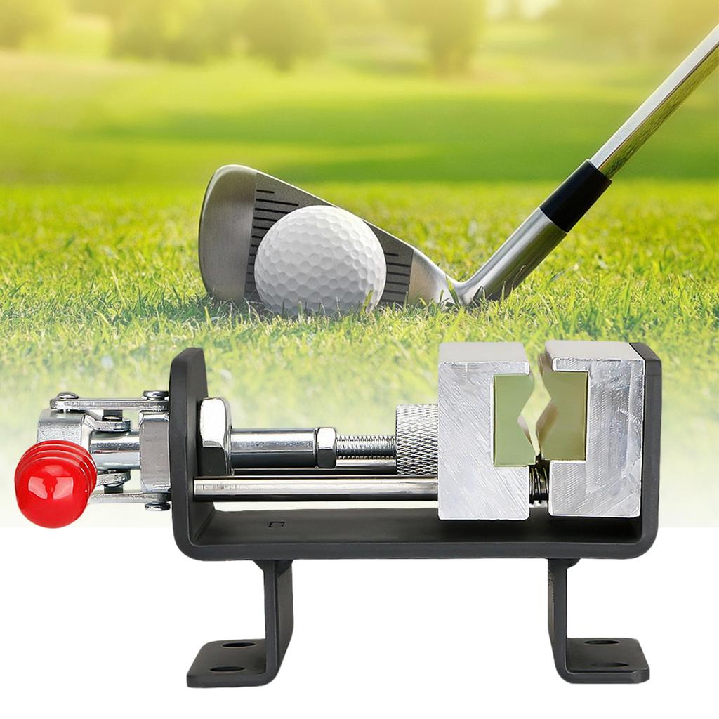 Golf Club Regrip Vise Golf Grip Removal Tool Golf Club Shaft Clamp Golf Club Vise Clamp for Home Workshop