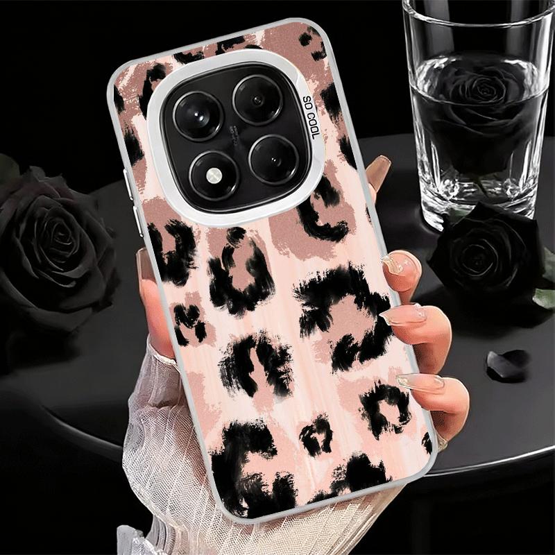 Leopard Print Trend Desgin Shockproof Phone Case for Xiaomi Redmi Note 15 14 13 12 Pro Plus 11 11S 11T 5G Cover Anti Fall Fundas