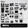 DiBo Silicone Frame Screen Protector for Tesla Model 3/Y Interior Modification