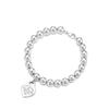 T-Familie Herzförmiges Emaille-Armband: Blaue, Rote, Rosa Herzen, Liebes-Rosenkranz, Runde Perlenkette - Perfektes Valentinstagsgeschenk für Freundin.