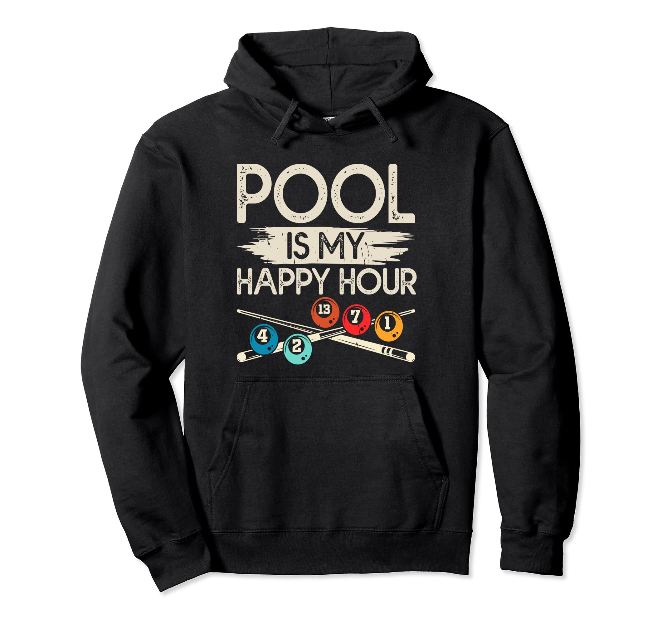 

Billiard Game Ball 9 Ball Player Dad Cue Stick Love Hoodie чорний