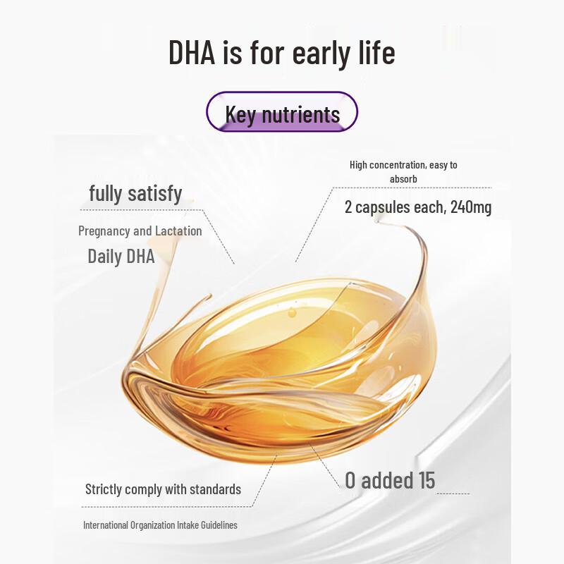 HIIYAA Prenatal DHA Algal Oil Softgels