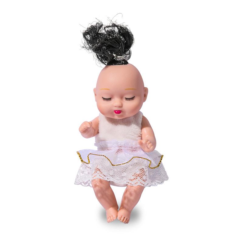 Latest Fashion 11Cm Simulation Rebirth Dolls Plaything Small Cute Sleeping Baby Series Doll Animation Animal Toy For Kids Birthday Gift