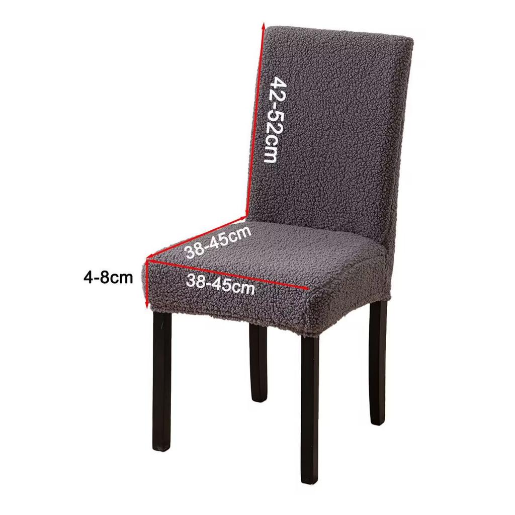 Stretch Dining Chair Cover Jacquard Spandex SKitchen Chair Seat Hotel Banquet Elastic Slipcover
