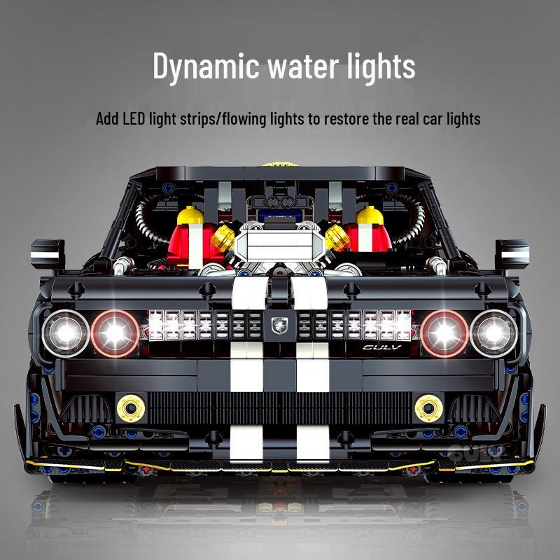 Ancient Encouragement 10637: Adult High-Difficulty Remote Control Supercar Building Blocks Model.