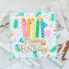 Happy Birthday Candle Metal Die-Cut for DIY Crafting, June 2024 Edition