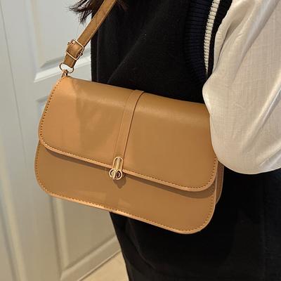 Hochwertige, exklusive Baguette-Tasche, modische Umhängetasche, Retro-Schultertasche für Damen