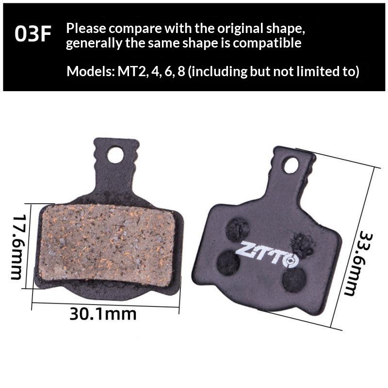 1 Coppia Pastiglie Freno Lega di Rame per Bicicletta Pastiglie Freno Idrauliche Pastiglie Resistenti all'Usura Per Bicicletta Pastiglie Freno a Disco Semi-Metalliche
