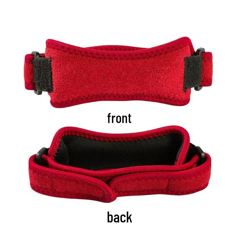 

Breathable Silicone Knee Support Strap for Sports - Shock Absorption for Running, Cycling, Badminton, and Hiking One Size