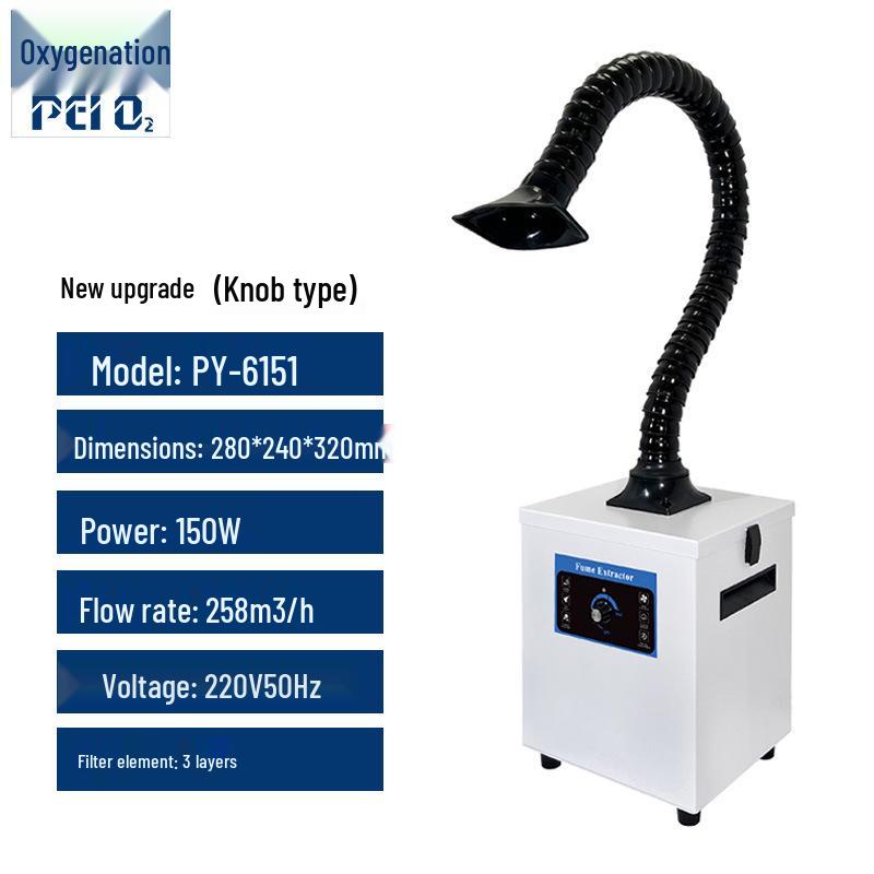 Compact Smoke Purifier & Absorber for Soldering, Welding & Laser Marking