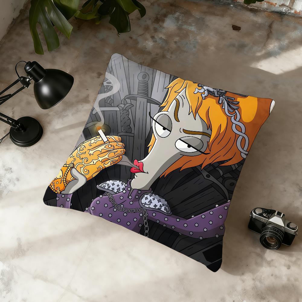 AAmerican DDad Cartoon cushion cover Home Office Convenient Nordic Simplicity Hit With Zipper Cushion Cover