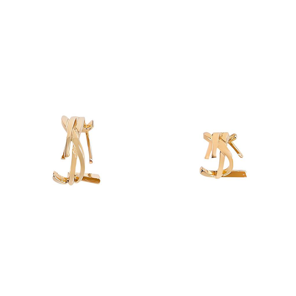 Saint Laurent Elegant Metal Stud Earrings Women earrings Gold 689898Y1500-8030
