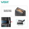 VGR Shaver Gradient Color Body High End Hair Trimmer Intelligent Digital Display Shaver High Speed Dual Blade Electric Clippers Safe and Hygienic