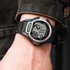 Mens Digital Watch Waterproof Electronic Sports Mountaineering Outdoor Chronograph Wrist Watch Multifunctional Luminous