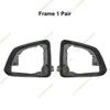 For Tesla Model Y -2026 Juniper Side External Rearview Mirror Carbon Pattern Cover Lower Caps Bottom Shell Frame Replacement