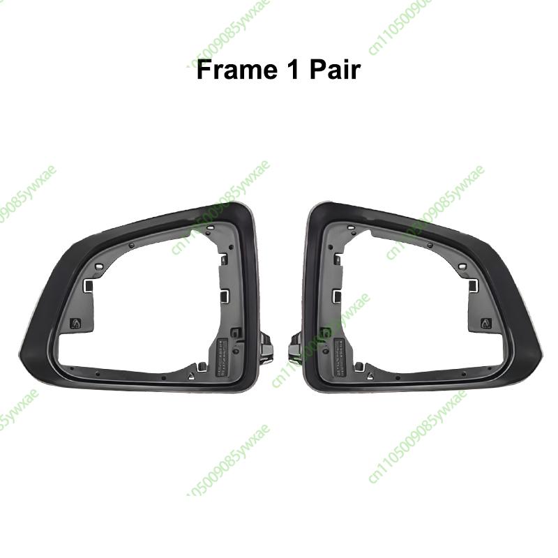 For Tesla Model Y -2026 Juniper Side External Rearview Mirror Carbon Pattern Cover Lower Caps Bottom Shell Frame Replacement