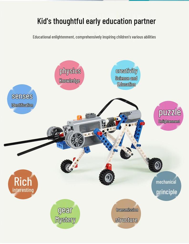 Infinite Creative Building 9686: Programmable Science & Education Blocks for Kids & Teens Ages 6-14