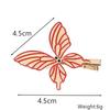 1 Stück Farbe Zufällig Neue Entenschnabelspange Schmetterling Legierung Haarspange Süßes Kinder Mädchen Haaraccessoire Haarspange Seitenclip