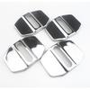 4Pcs Car Door Striker Cover Lock Buckle Cap Protector for Mercedes Benz B C E ML SLK Class GLK300 W164 C260 Chrysler 300c