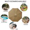 Telo superiore per ombrellone sostituibile, ideale per giardino, patio, esterni, patio, con protezione UV, disponibile nelle misure 2m/2.5m/2.7m/3m.