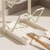 Cutting Board Holder Utensils Cover Rack Multifunctional with Tray Pot Lid for Countertop