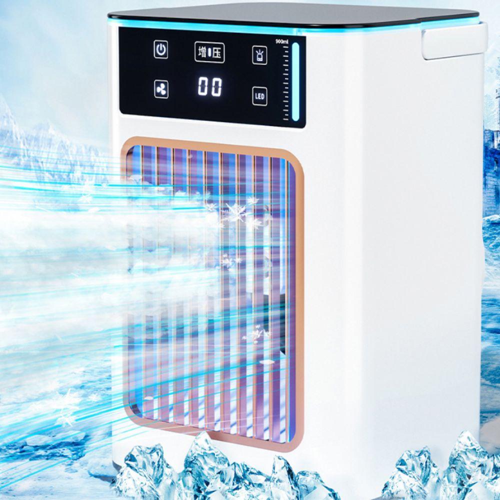 Gentle Cool Airflow Multifunctional Desktop Cooling Fan Fine Mist Humidifier Fan Hot Weather
