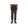 Solid Logo Outdoor Moisture-Wicking Fleece Pants Men Bottoms Black A6KR5-001