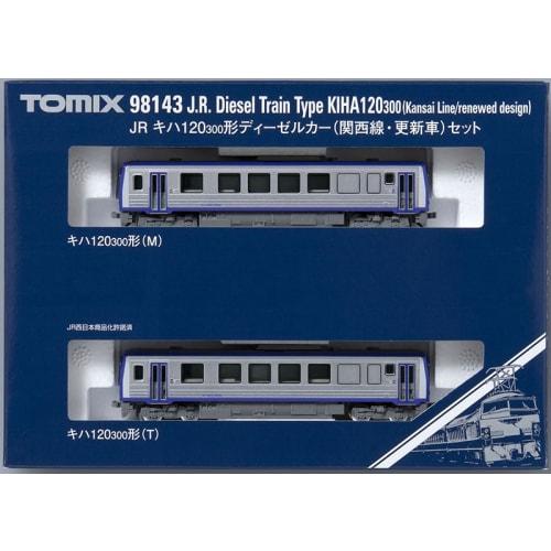 Tomytec TOMIX N Gauge JR Kiha 120 300 Series Kansai Line/Renewal Set, Diesel Car Model Train 98143
