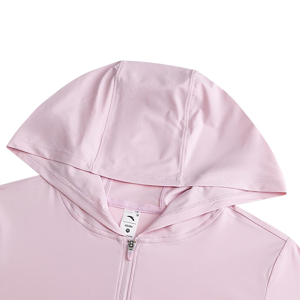 Anta Knitted Sports Jacket Women tops Peach-Velvet-Pink 962627703-5