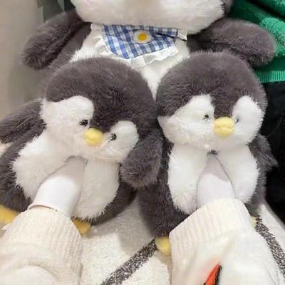 Women's Cozy Penguin Fuzzy Slippers - Non-Slip Soft Sole, Heel-Covered, Cotton House Shoes, Couple Style