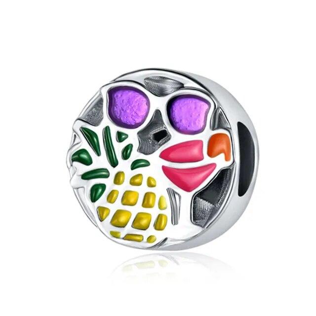 1Pcs Neue Lila Nette Gläser Lippenstift Anhänger Geeignet für Original Mode Armband Halskette Zubehör Frauen DIY Schmuck Machen