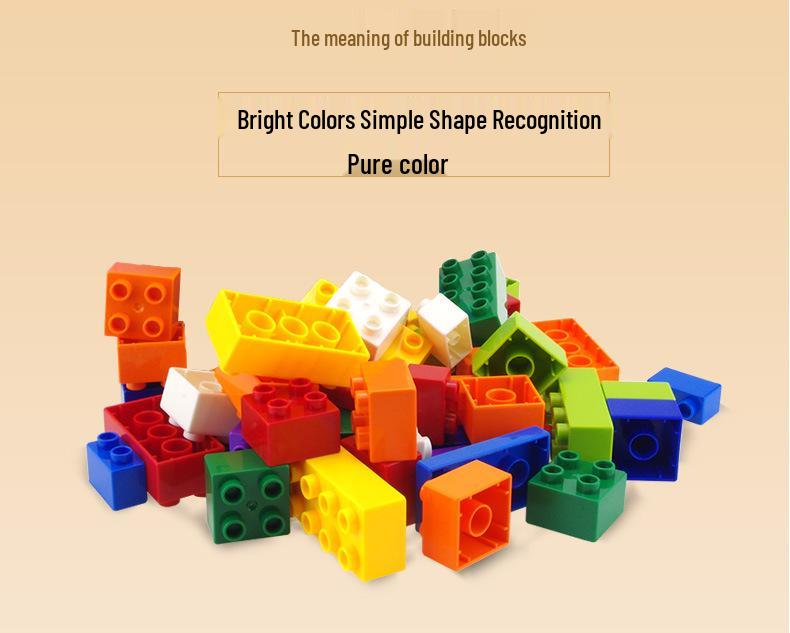 Morning Wind Creative Happy City Building Blocks - Large, Granular Kindergarten Puzzle for Early Education.