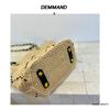 Chain Straw Bag Large Capacity Tote Bag Women's Relaxation Seaside Vacation Wind Woven Bag Shoulder Large Bag