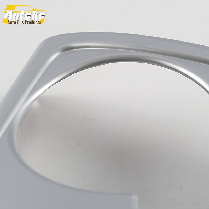 E-Class 16 Middle Cup Holder Decorative Frame: Electroplated Console Dashboard Panel Accessories