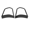 2pcs Car Styling Interior Steering Wheel Button Cover Trim Frame Carbon Fiber for BMW 5 Series F10 2011 2012 2013 2014 2015