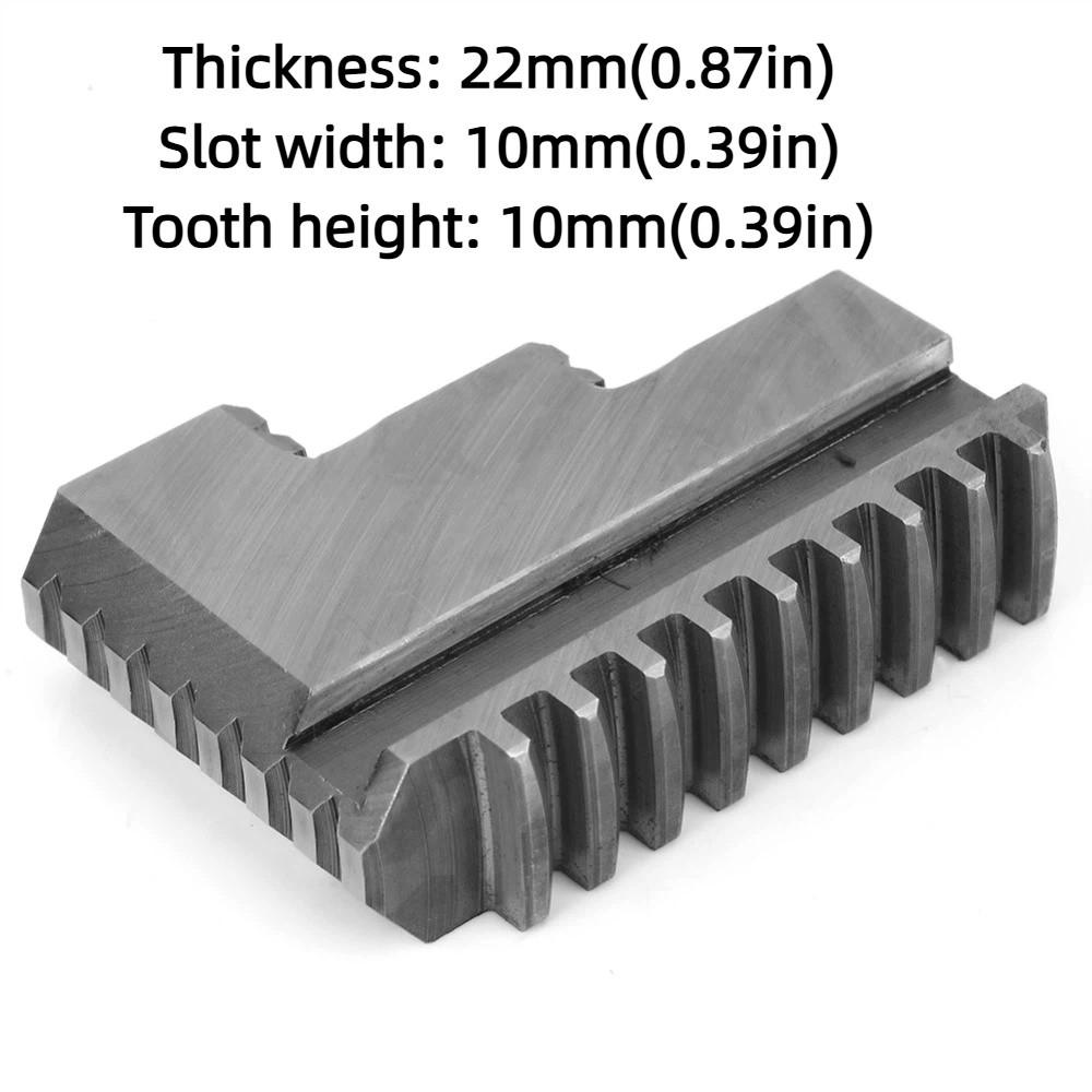 3pcs 20CrMnTi Material Internal Jaw High Durability Standard CNC Machine Tool Jaw Delicate High Hardness Lathe Chuck Jaw