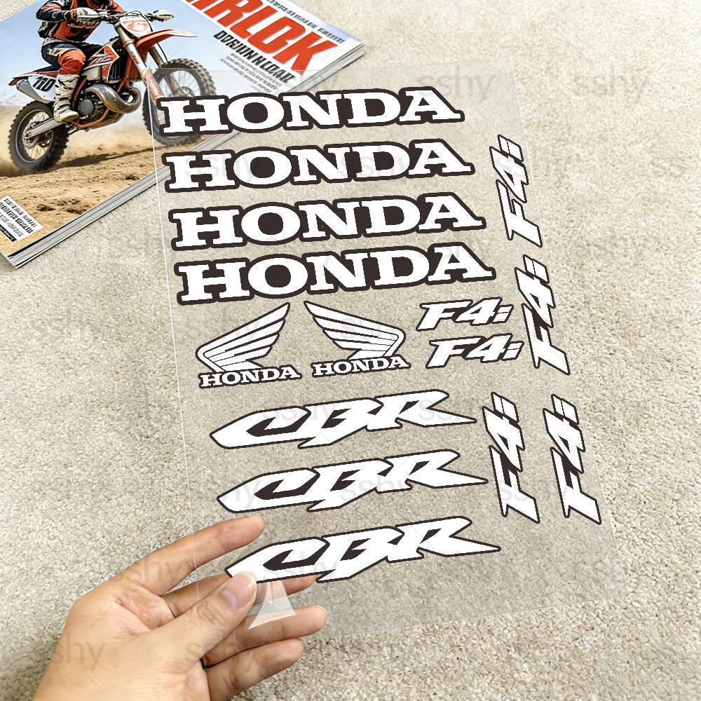 For HONDA CBR F4i 18 colors Motorcycle Reflective Stickers Waterproof Decals for Helmet Scooter Fuel Tank Toolbox Racing TO0 lcnd9