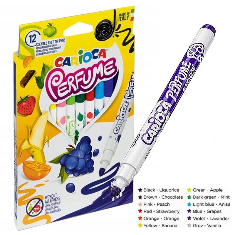 Carioca Xplosion Scented Pens 12 Col. 42672
