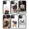 SØT VALP MOPS HUND MOPS Telefondeksel Bakdeksel for iPhone 17 Air 16 15 14 13 11 12 Pro Max PlusS Skall Coque
