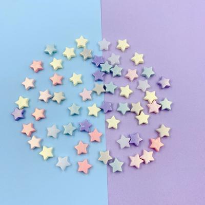 20 Stück 11 mm gemischte Acrylperlen, Sterne, lose Abstandsperlen für Handarbeiten, Schmuckherstellung, handgefertigtes DIY-Armbandzubehör