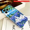 2DFlat White Kitten in Lavender Field with Butterflies All inclusive film hard iPhone case, compatible with iPhone 18 Pro Max 17 16 15 14 13 12 11