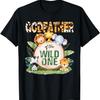 Pate des Wilden 1. Geburtstag Safari Familien-T-Shirt
