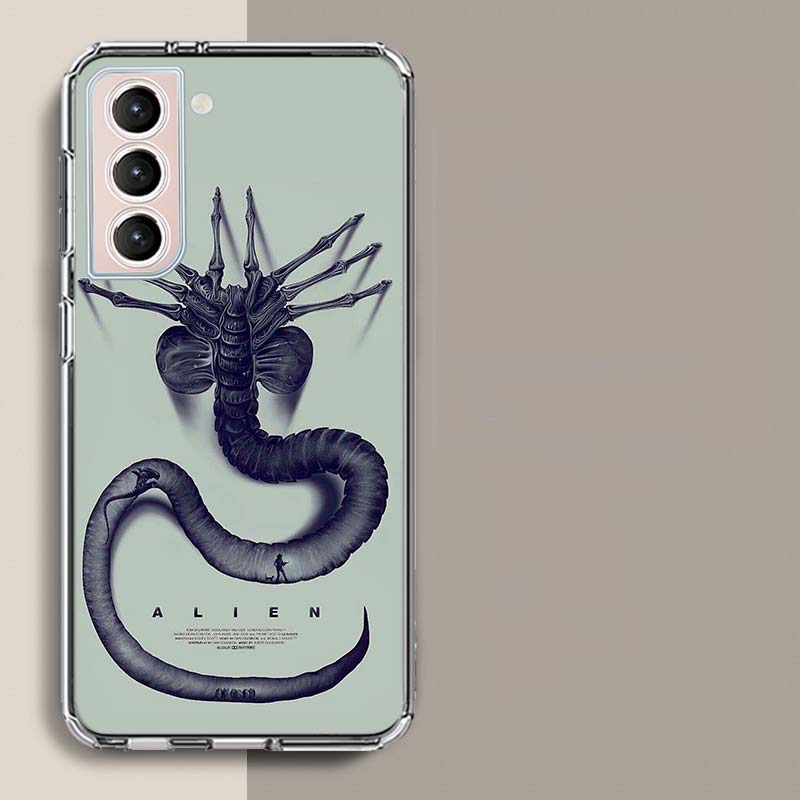 COOL A-Alien Xenomorph Phone Case For Samsung Galaxy S25 Edge S24 S23 FE S21 S20 S10 Plus S22 S26 Ultra Cover Clear Cases TPU Ca