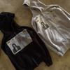 Unisex Streetwear Hooded Zip-Up Sweatshirt With Graphic Print Loose Fit Hip Hop Style