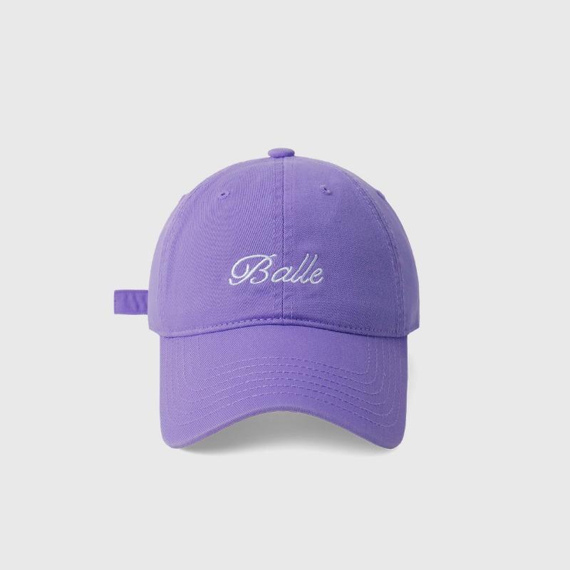 Hat Female peaked cap Deepened and widened face Small soft top baseball cap Men's versatile letter embroidered sun hat