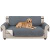 Wasserdichte Sofabezug 3-Sitzer, Weicher Couchbezug für Hunde Katzen Haustiere, Rutschfester Sofaschutzbezug mit Elastischen Bändern