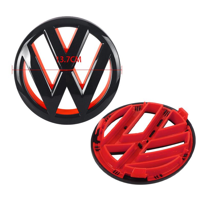 For Volkswagen Car Front Grill Badge Trunk Lid Cover Replacement Accessories 137mm X 110mm For Volkswagen VW 2009-2013 MK6 Golf6