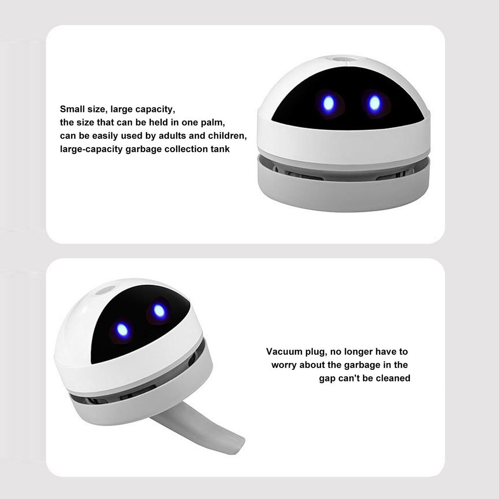 Table Vacuum Desktop Vacuum Cleaner Mini Handheld Portable Detachable Vacuum for Cleaning Eraser Crumbs Dust Crumbs Piano Hairs